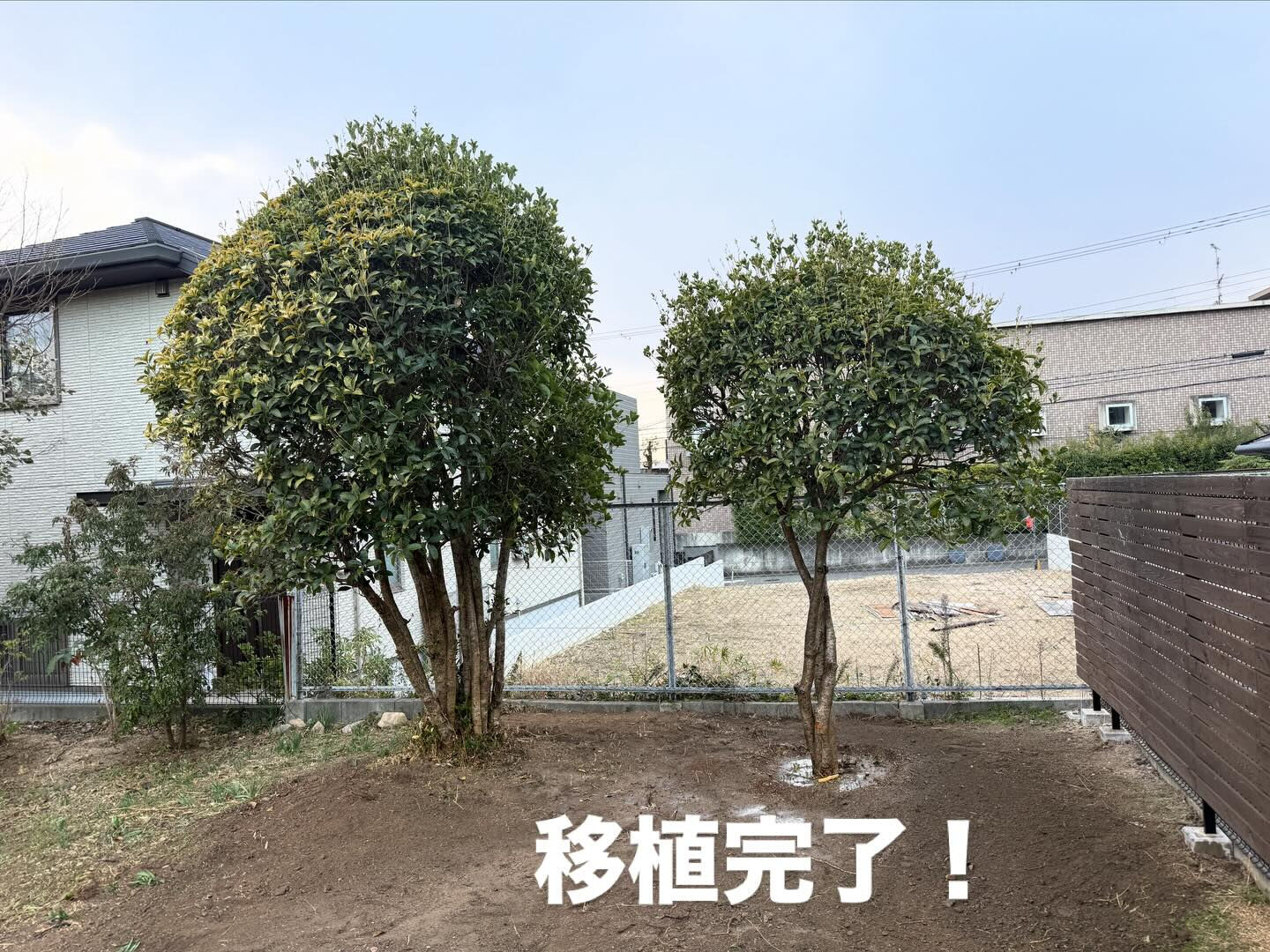 当社は石材以外に造園、土木工事も承っております　１１月１２月